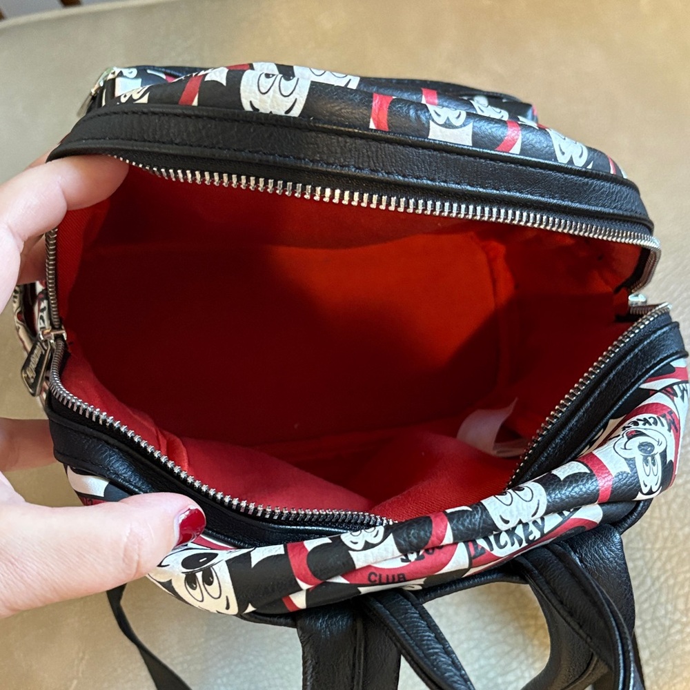 Disney Parks Loungefly Mickey Mouse Club Backpack - Picture 6 of 7